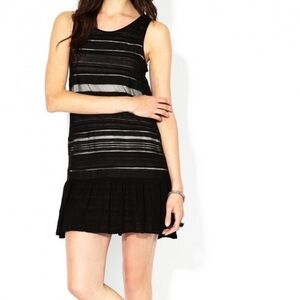 Theory Frencilla Rhapsody Dress in Black Size P